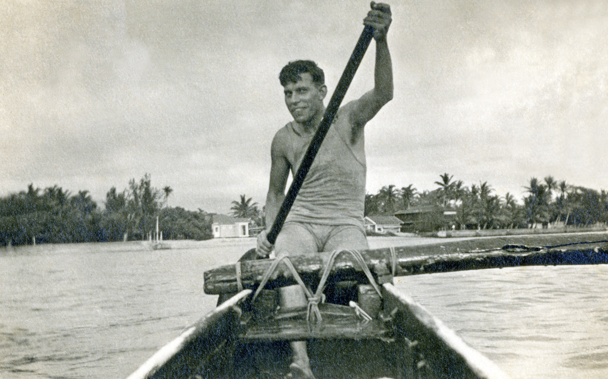 Albert Wilkinson as a young man, Honolulu.