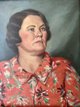 Portrait of Mary Kate (Vahey) Walsh - oil, by Ethel R. Foster, 1938